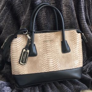 Edgy Faux Snake Skin/Animal Print Purse